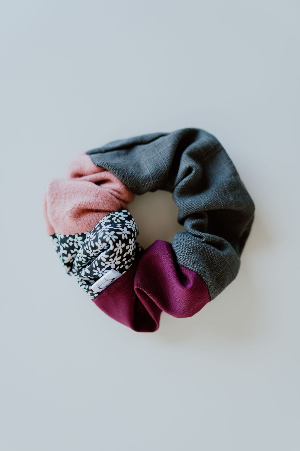 Waste-Not Colour Block Scrunchies