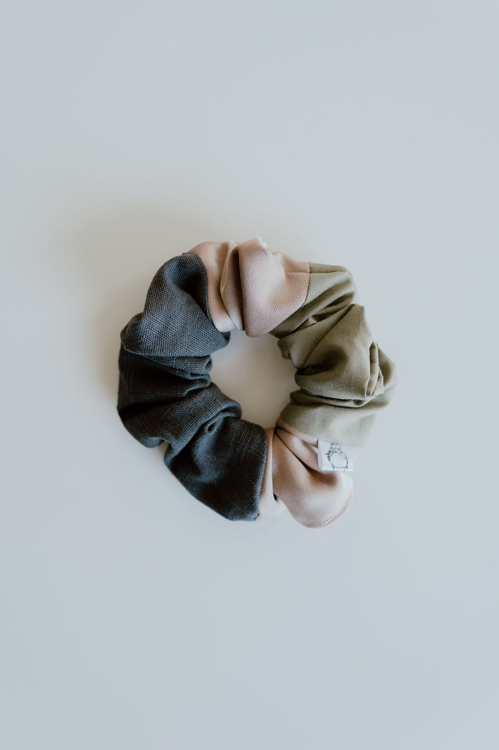 Waste-Not Colour Block Scrunchies