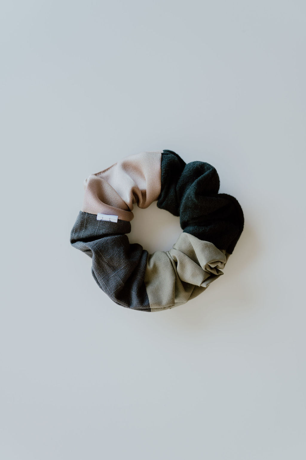 Waste-Not Colour Block Scrunchies