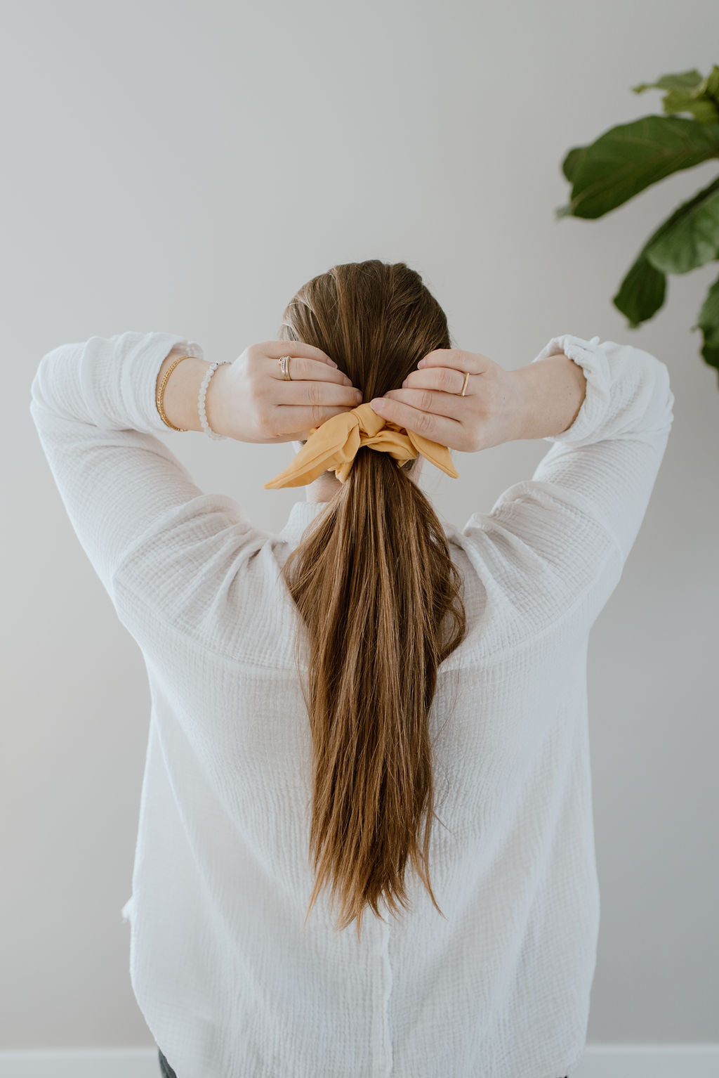 Sunshine Yellow Scrunchies
