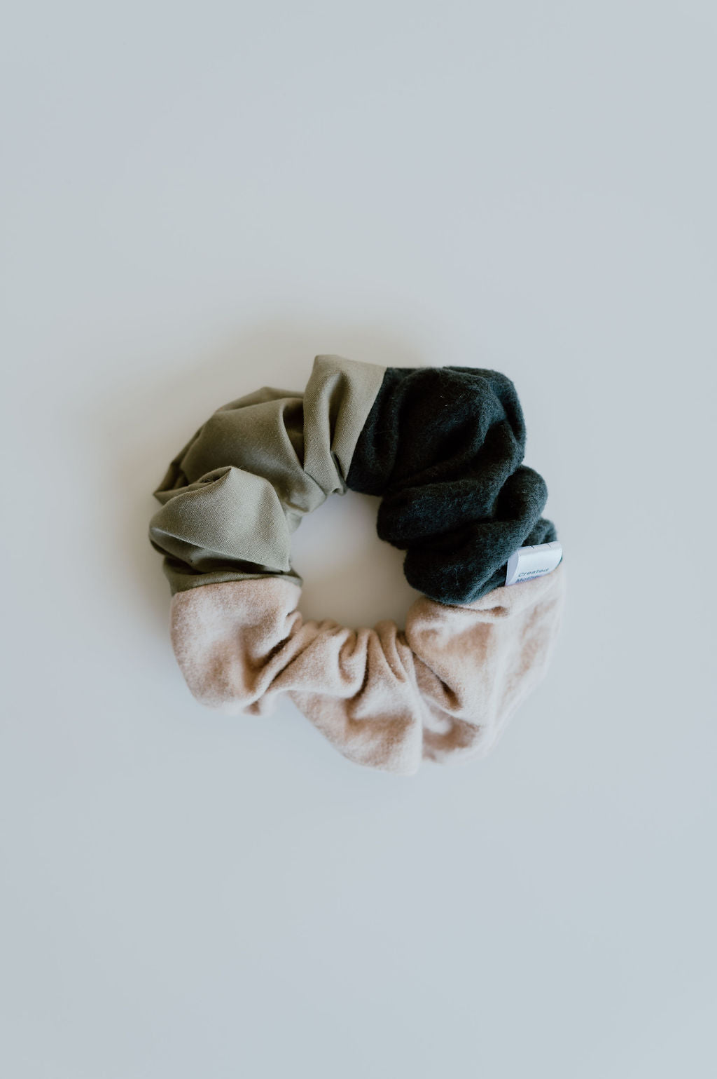 Waste-Not Colour Block Scrunchies