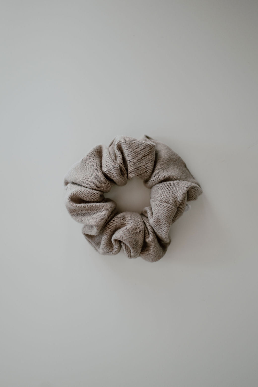 Cozy Taupe scrunchie by Created Mother