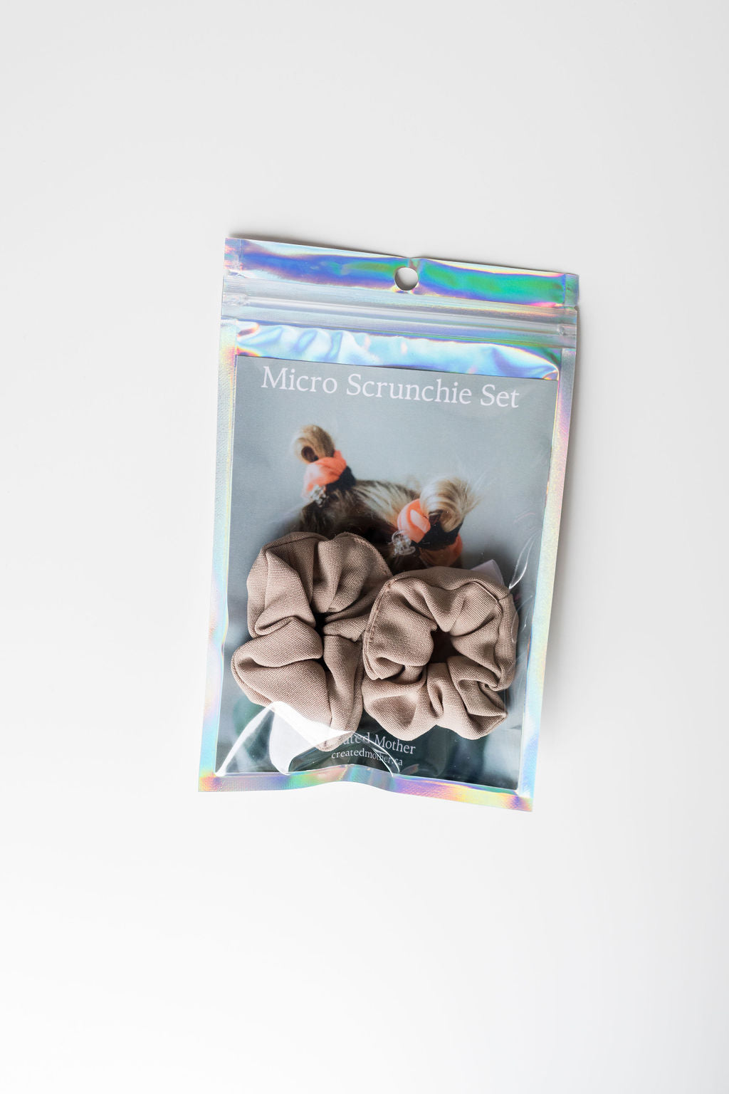 Taupe Stretch Scrunchies