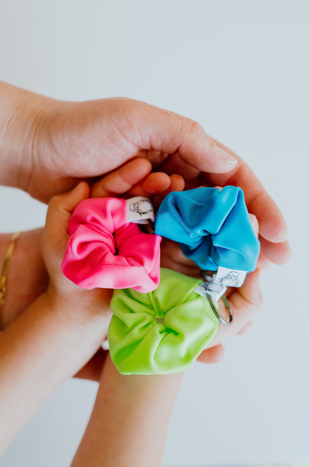 Neon SWIM scrunchies