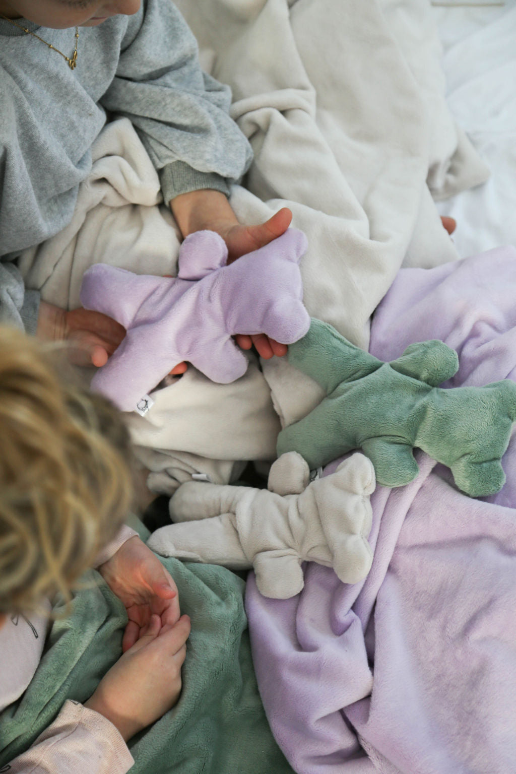Boo Boo Bear therapy pack and matching blanket set for soothing aches and pains.