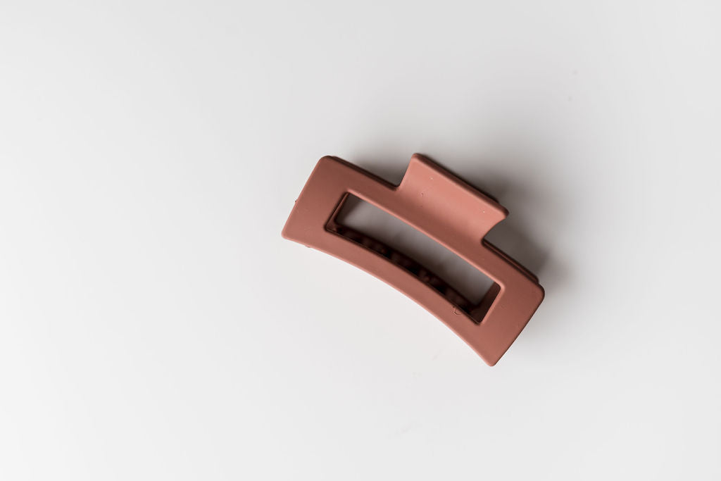 coral orange hair claw clips for great coloured neutral accessories