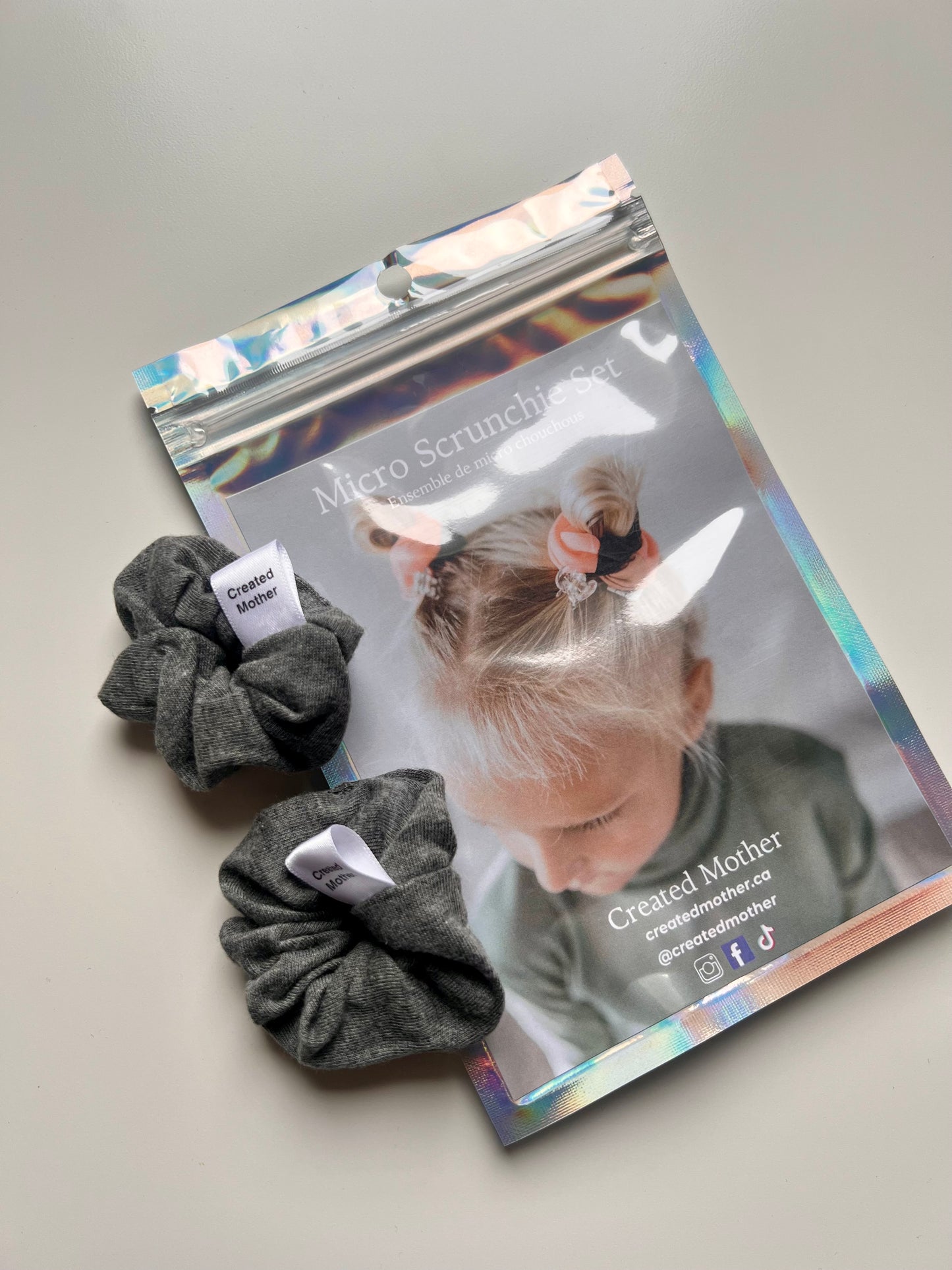 Tiny Scrunchies with strong hold by Created MOTHER