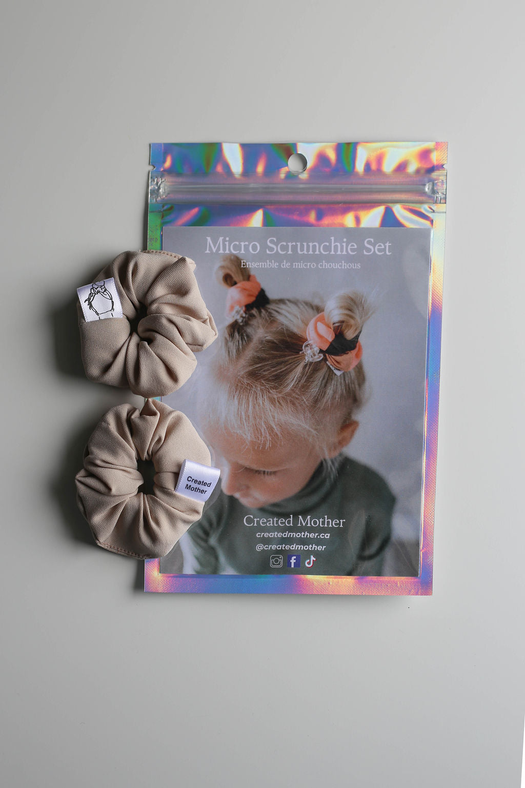 Oat Beige Scrunchies