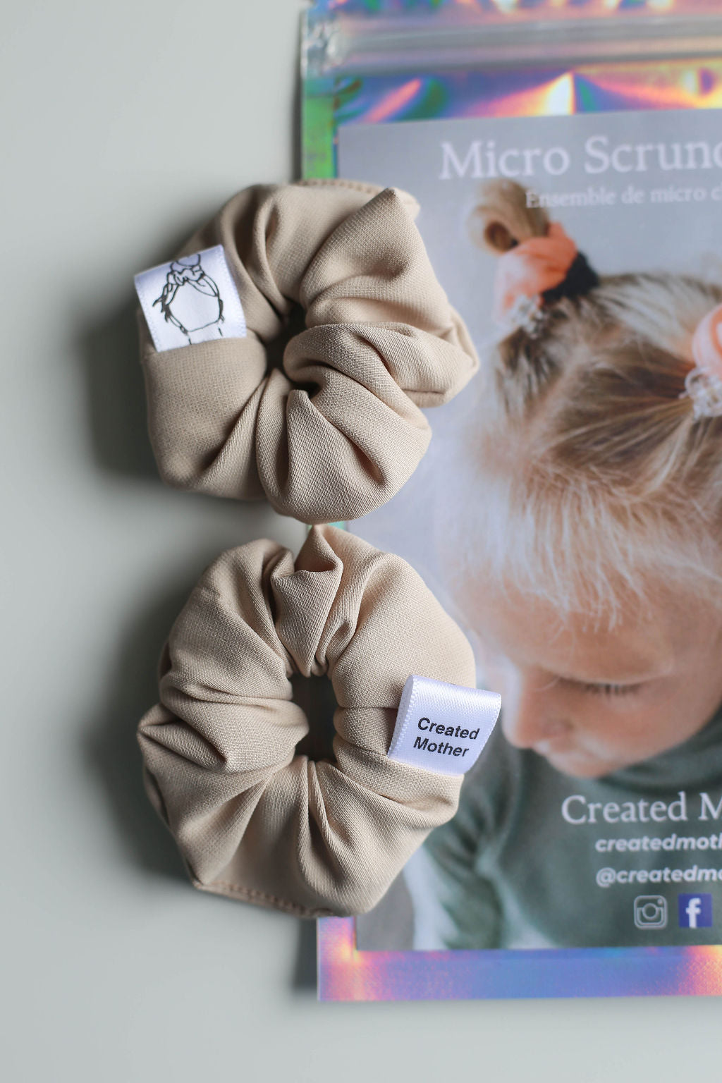 Oat Beige Scrunchies