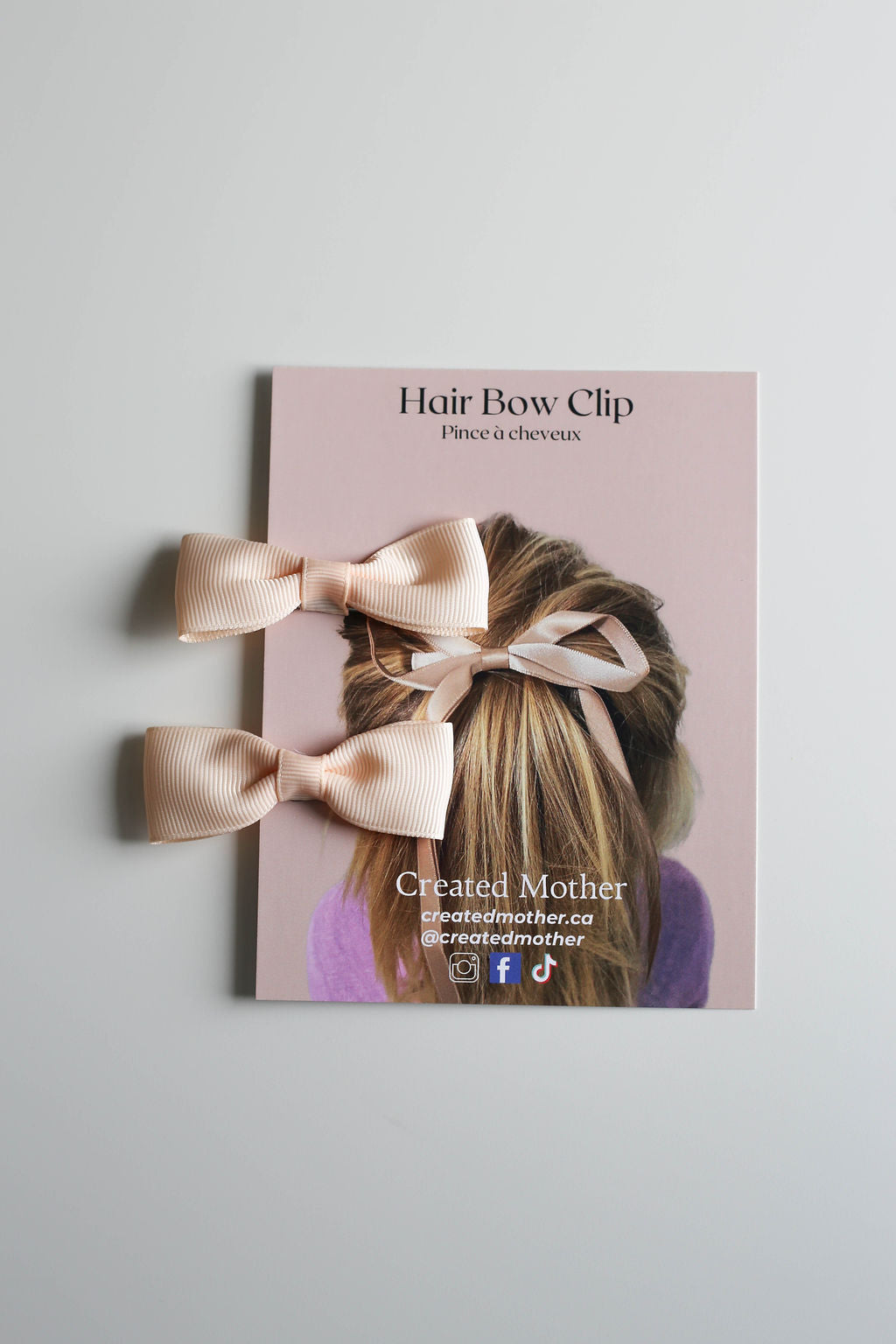 1” Bow Alligator Hair Clip Sets