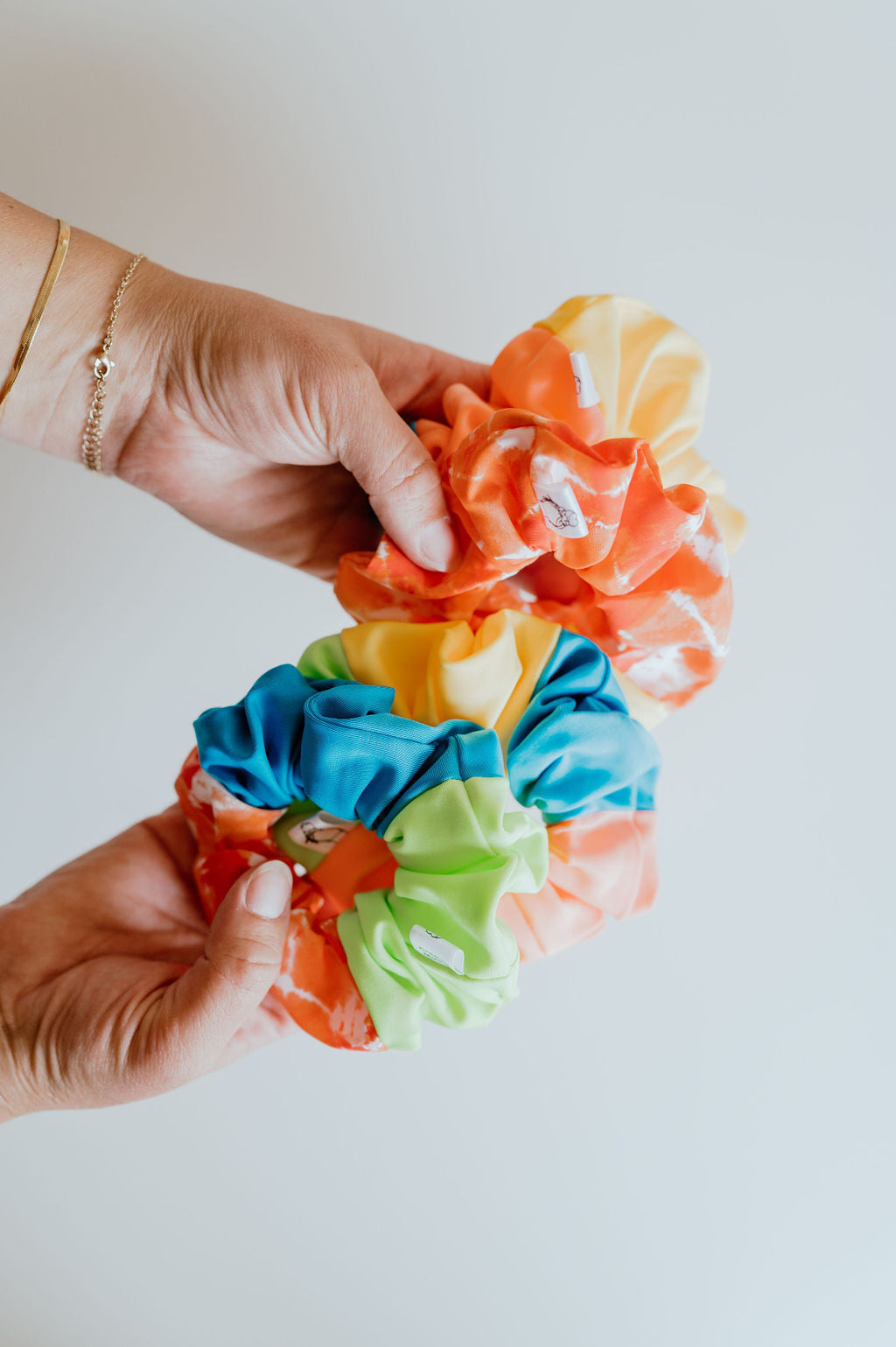 Neon SWIM scrunchies