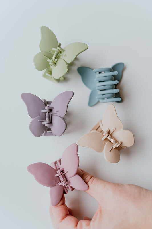 Butterfly Hair Claw Clips