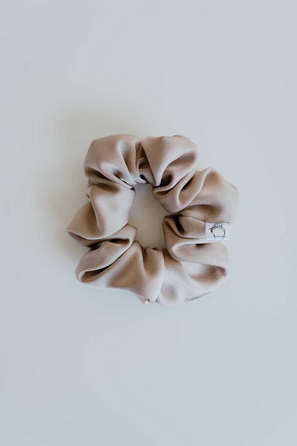 clay scunchie by created mother in earthy neutral