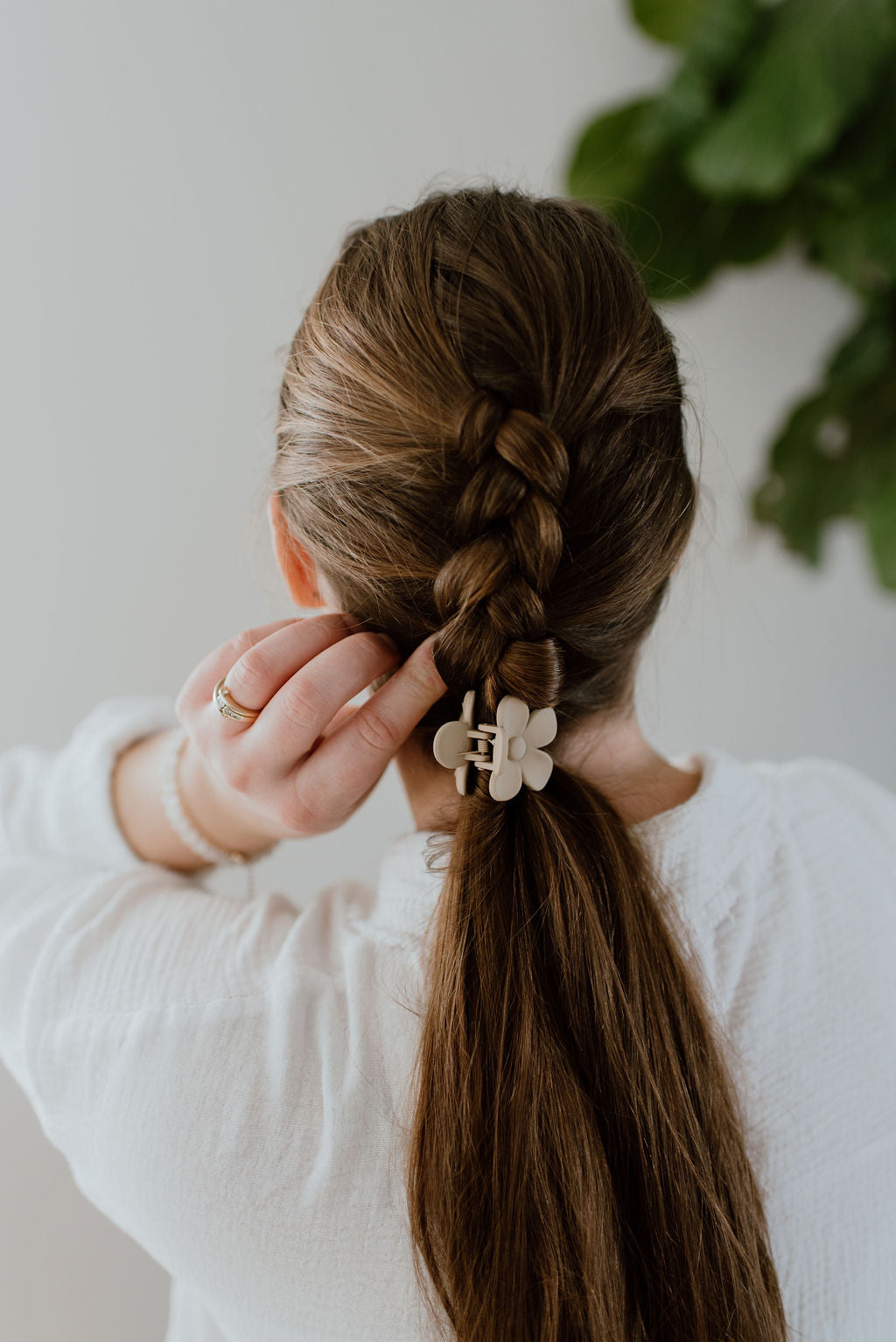 Small Flower Hair Claw Clips