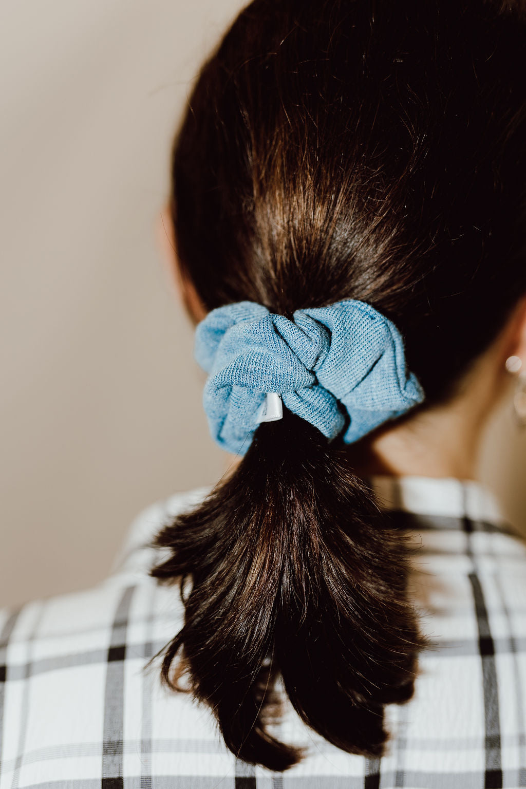 mini scrunchie for short fine hair by created mother