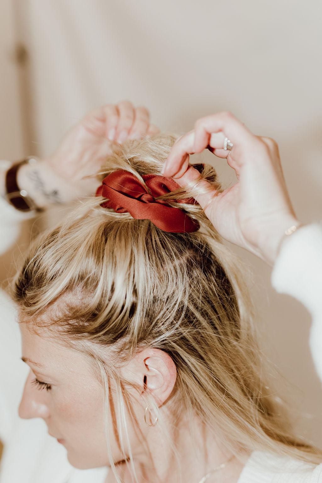 Stunning scrunchies for blonde thick hair by created mother