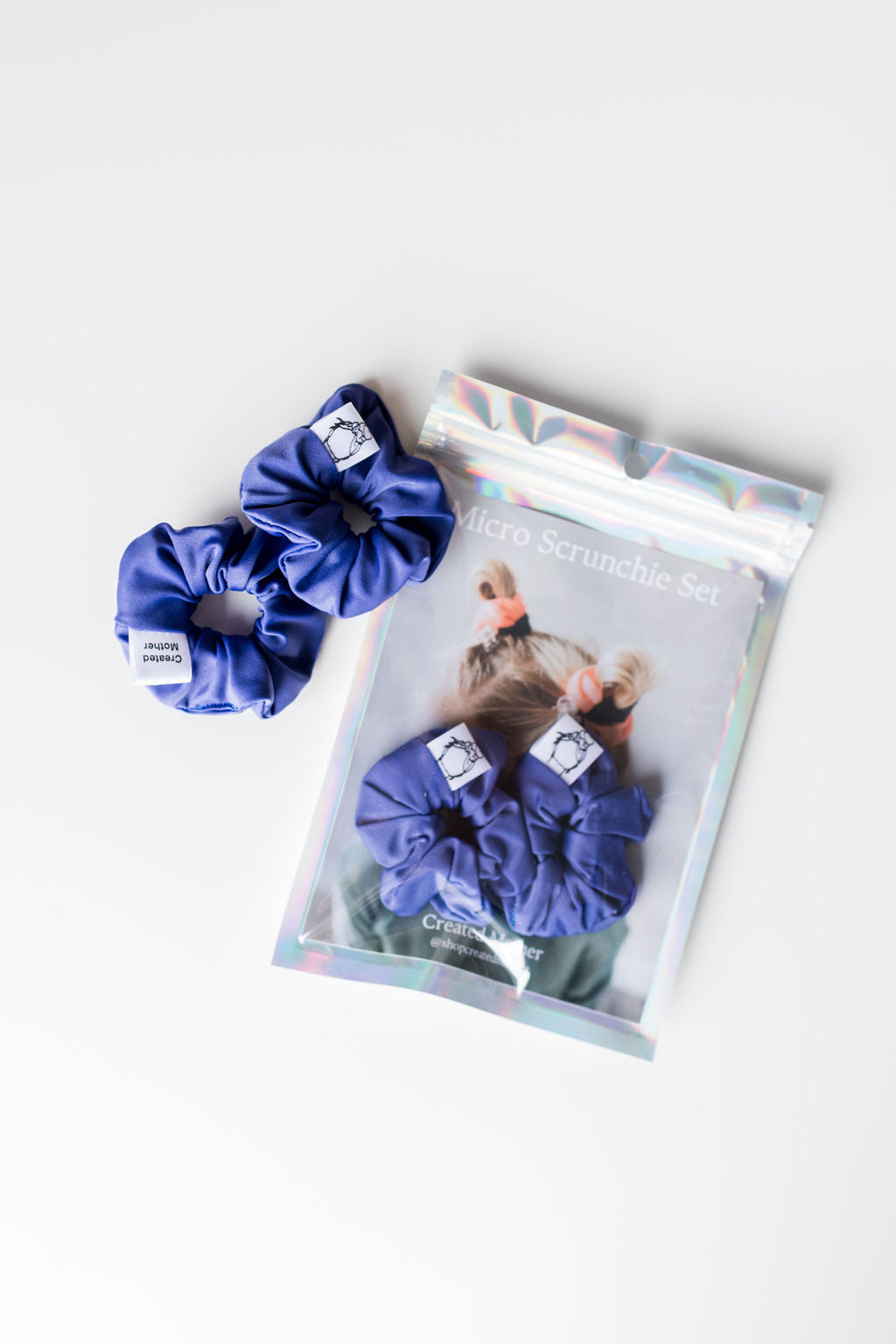 Micro Scrunchies for baby fine hair by Created Mother