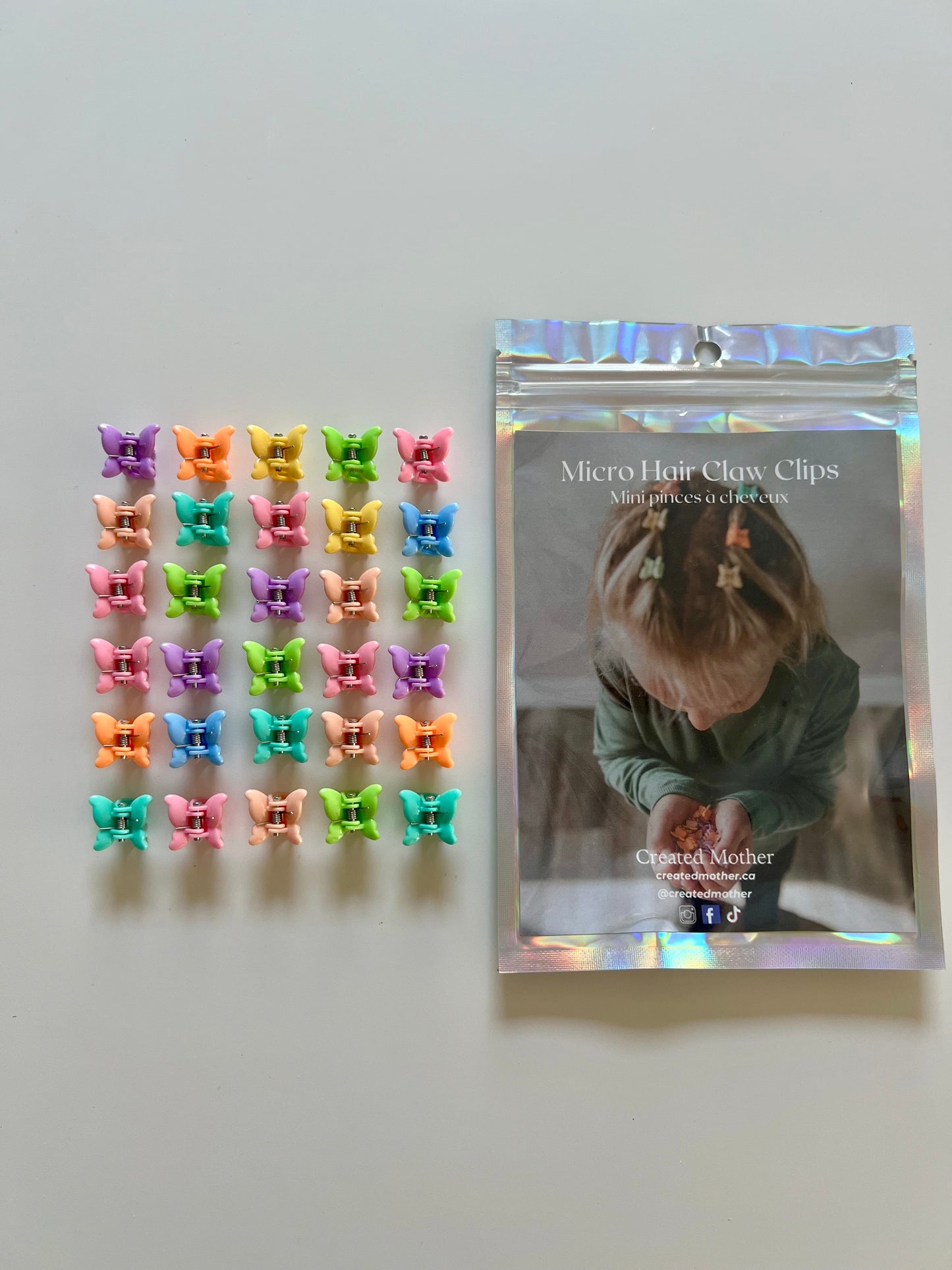Micro Hair Claw Value Pack | 30 Tiny Hair Clips