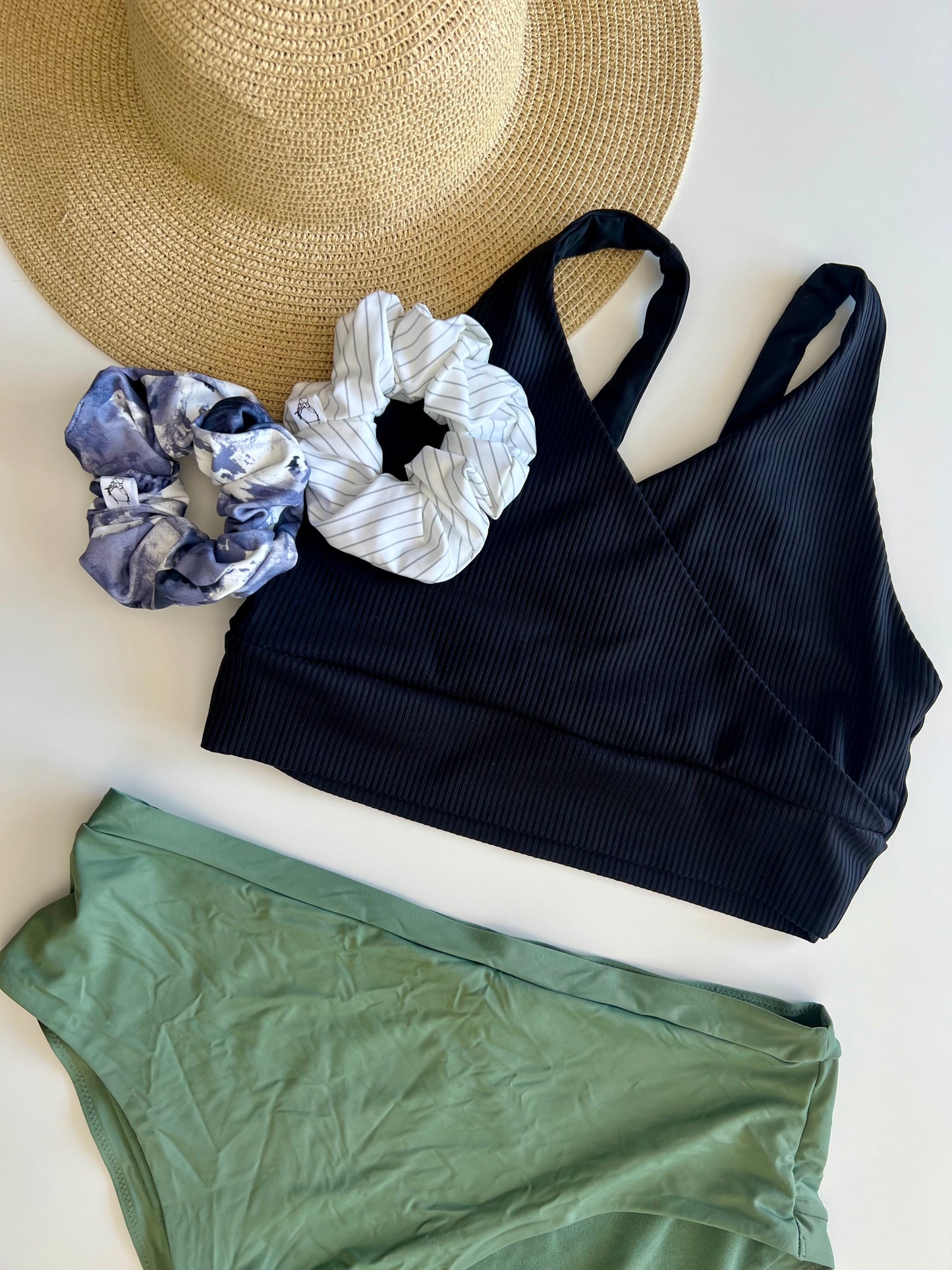 Strong hold SWIM scrunchies for summer hairstyles