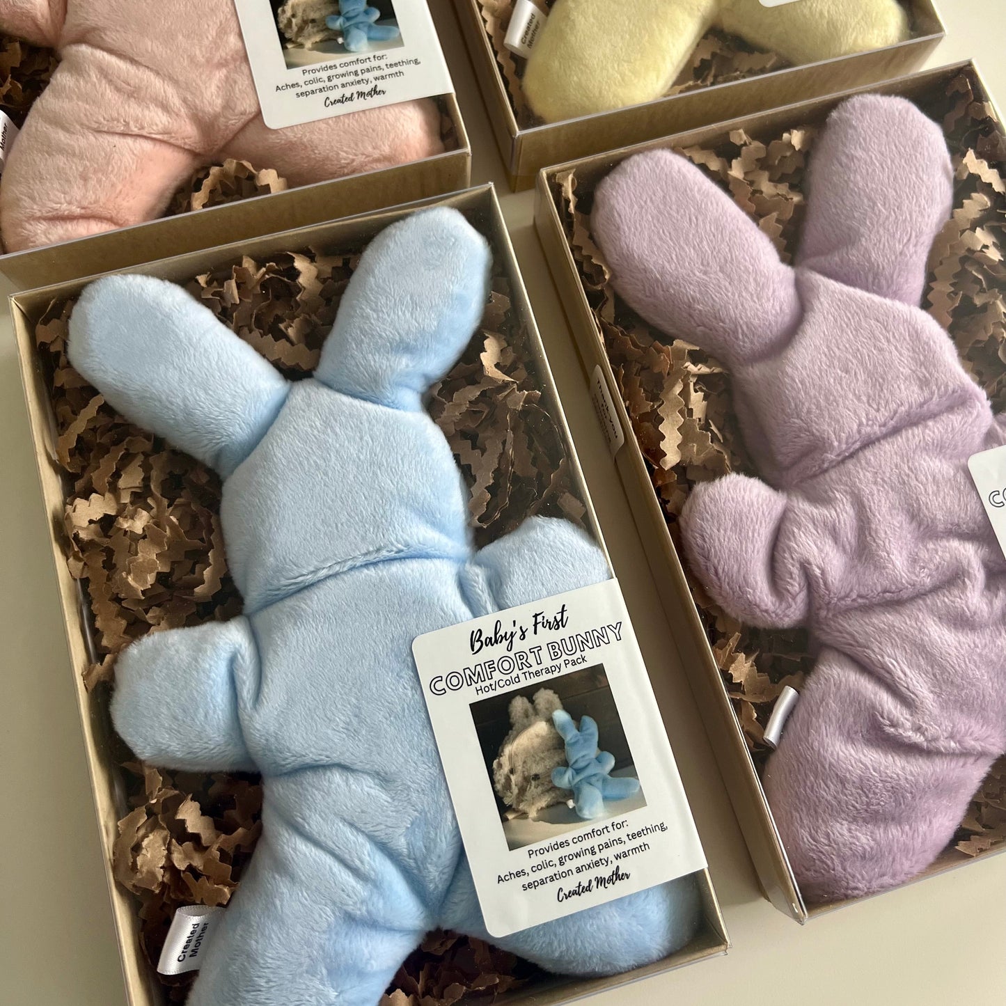 Hot/cold therapy pack in adorable Bunny shape for babies and kids