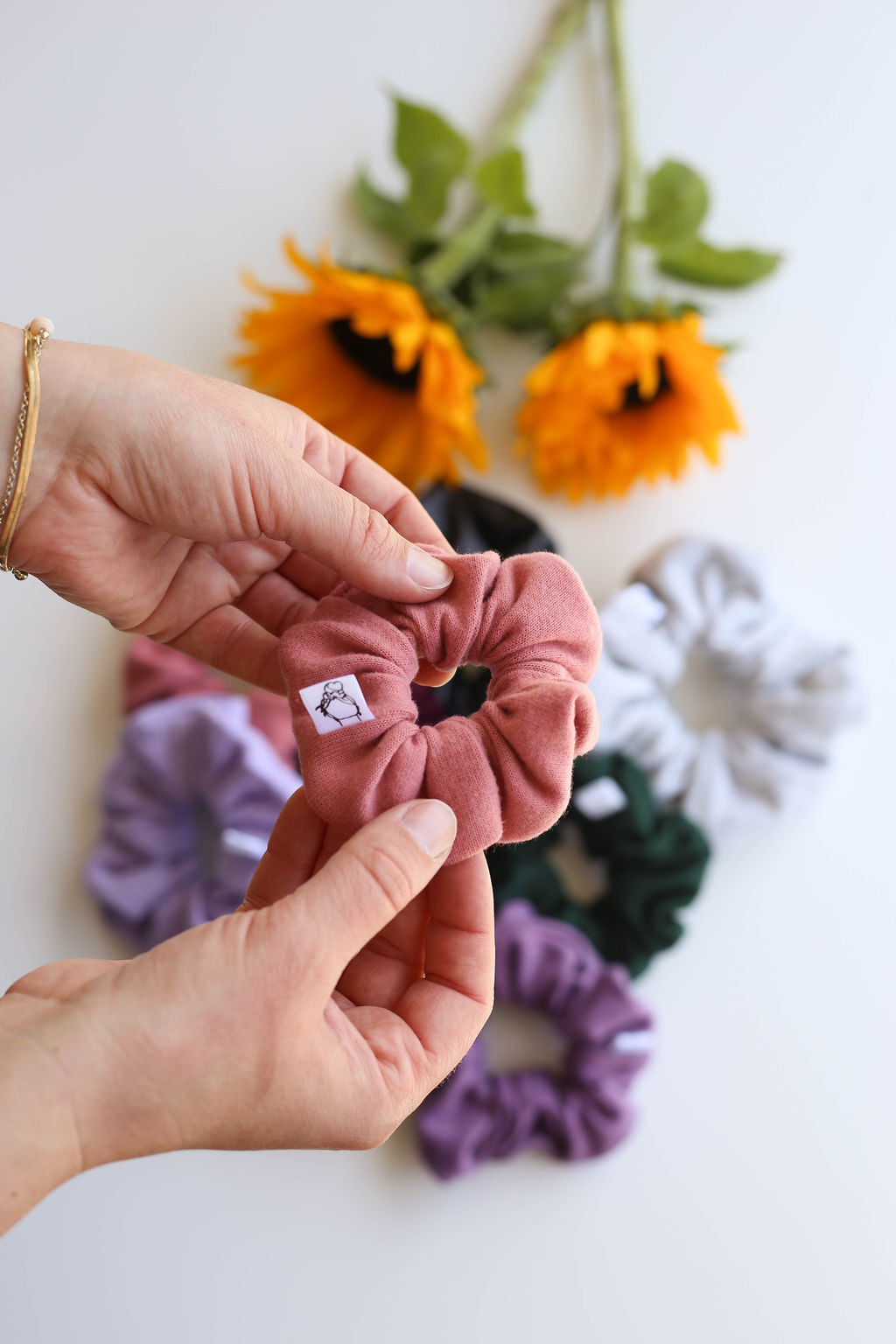 mini scrunchies for kids by created mother