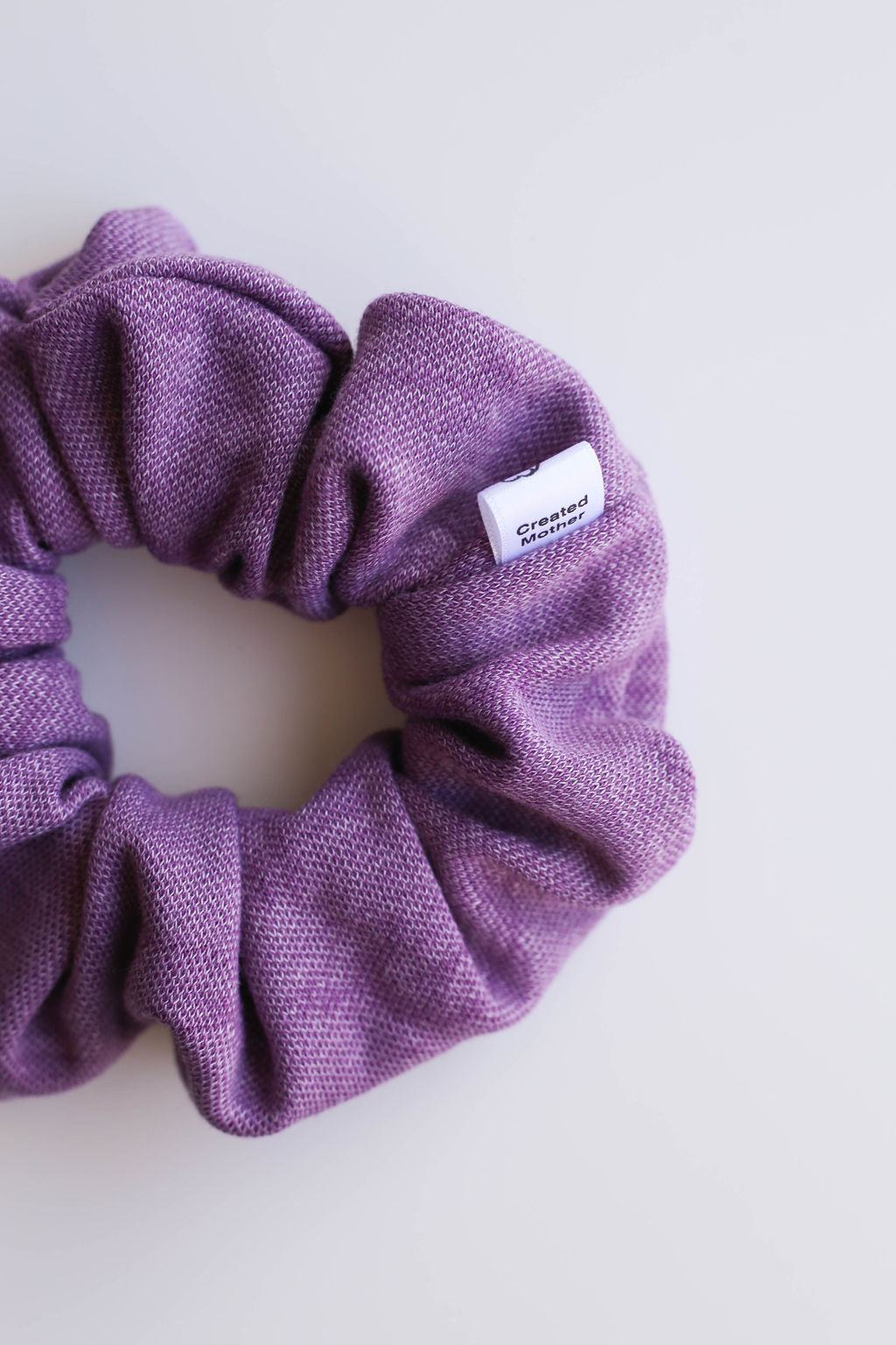 deep autumn purple cozy scrunchies for fall and gifting