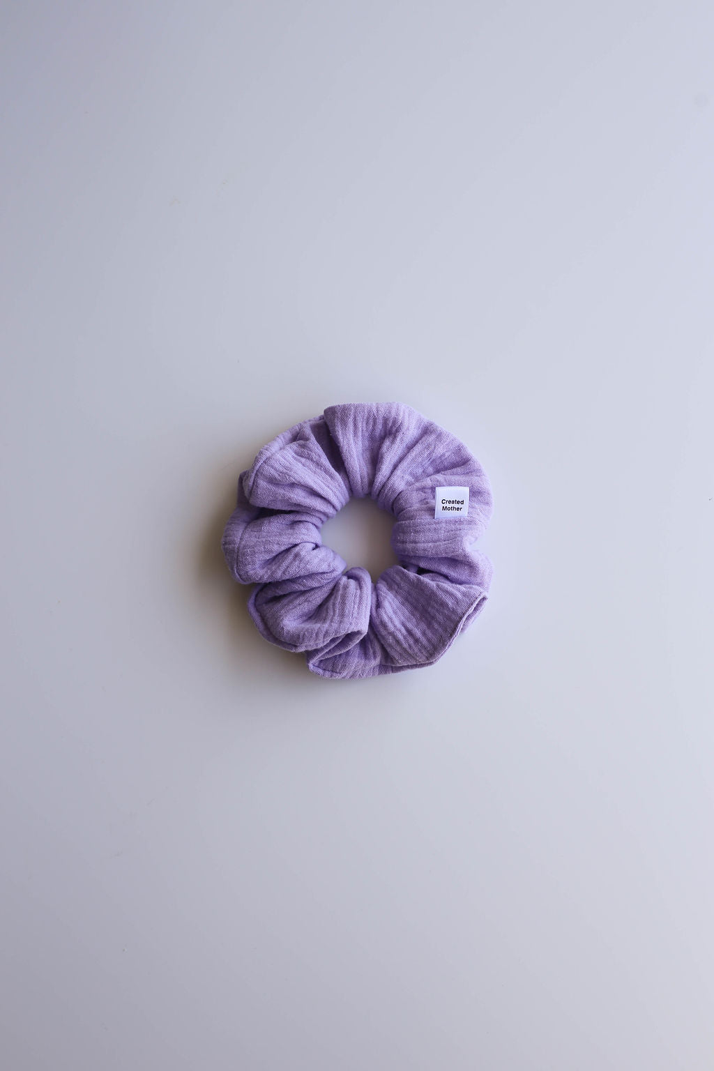 Lilac Muslin Scrunchies