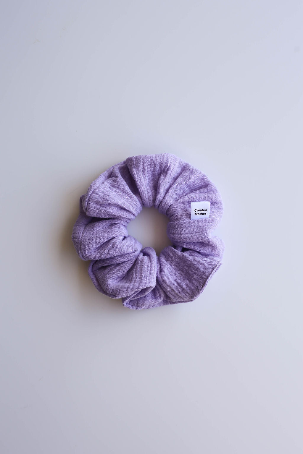 Lilac Muslin Scrunchies