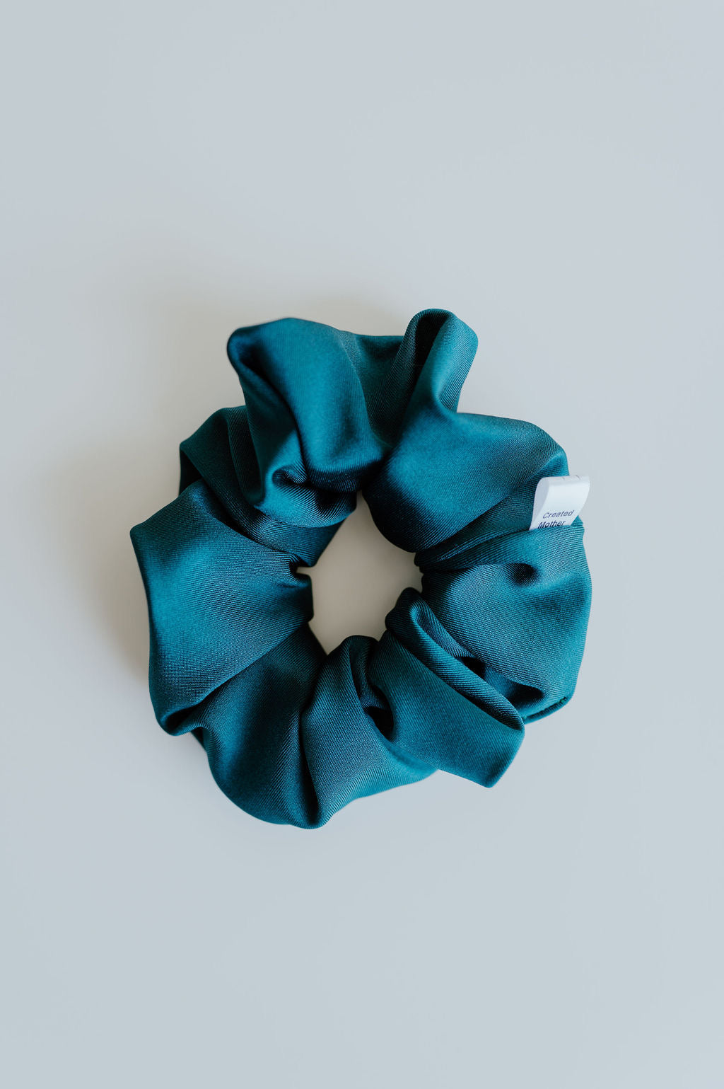 Gorgeous deep teal scrunchies for long or thick hair by Created Mother