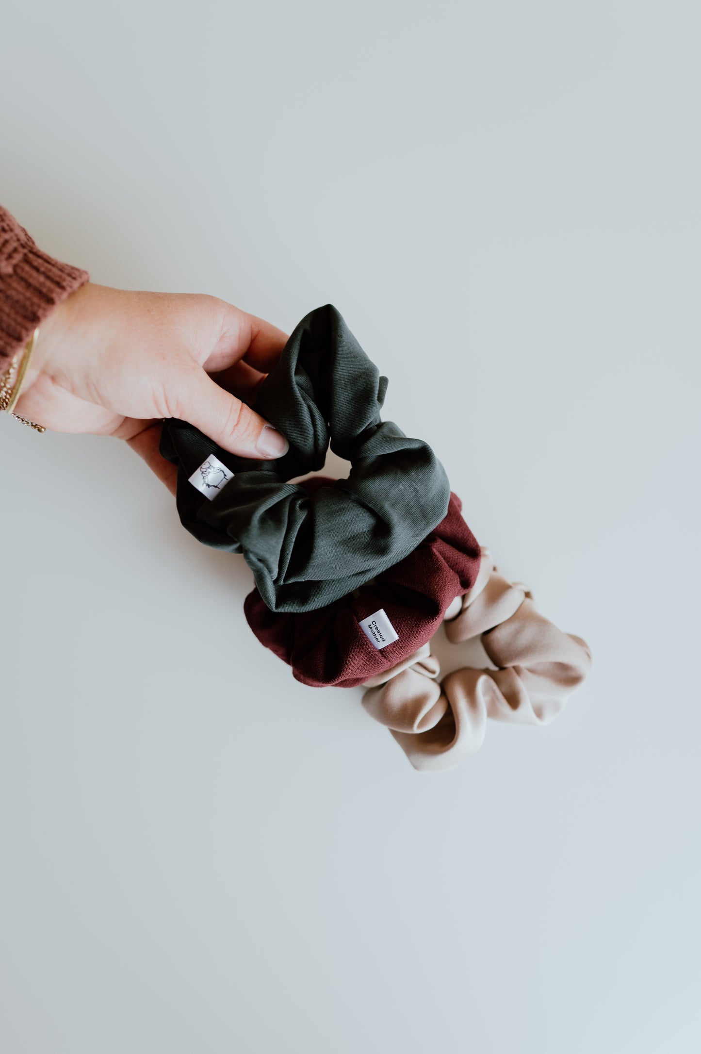 Charcoal Scrunchies